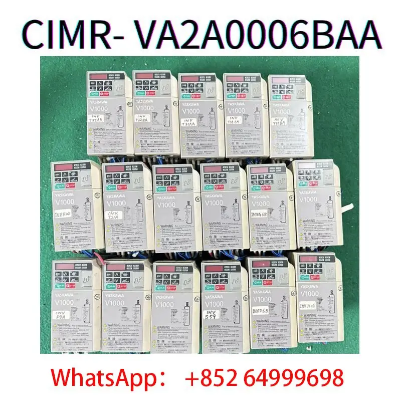 

second-hand V1000 frequency converter CIMR-VA2A0006BAA tested ok