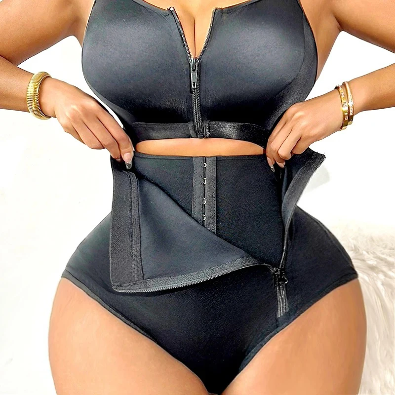 AfruliA Kleid Body Shaper Bodys Shapewear Sexy Unterwäsche mit BH Butt Lifter Slips Fajas Colombianas Gürtel Taillentrainer