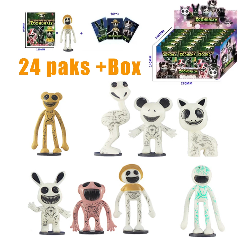 Zoonomaly Blind Box Anime figures Mystery Box game Doll Figure PVC model Toys desktop Decorative Kids birthday Christmas Gifts