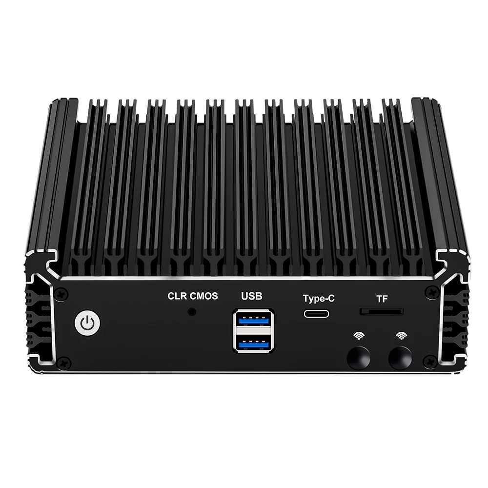 Baru 11 Gen Celeron N5105 2.5G PfSense Router 4 * Lntel I225 Nics 2 * DDR4 NVMe TPM Router Lembut Tanpa Kipas Mini PC Firewall VPN Server