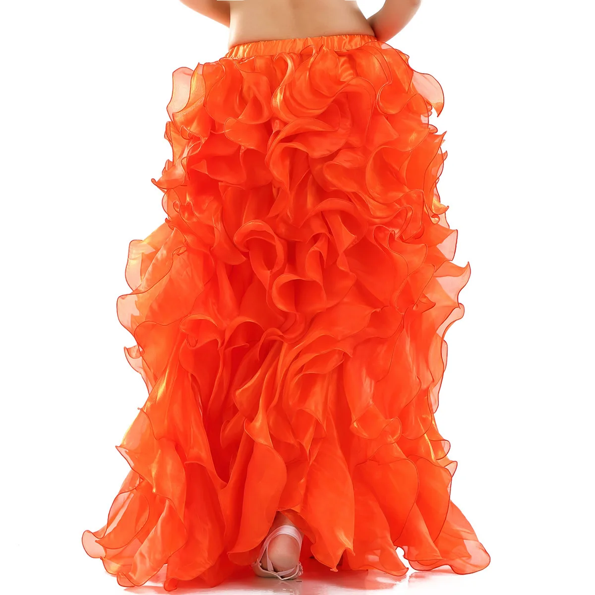 Spódnica do tańca brzucha, puszysta spódnica, spódnica do tańca brzucha, wysokiej jakości spódnica, orientalny taniec, spódnica do tańca z rozcięciem.