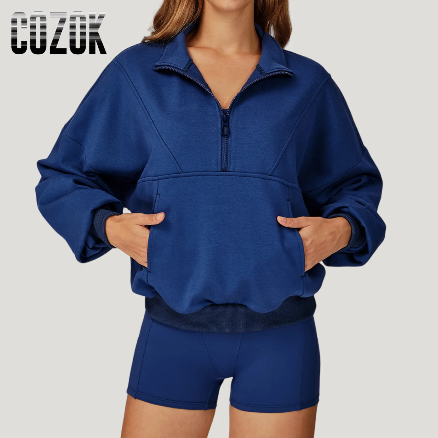 

Осень-зима, повседневная толстовка, женская ветрозащитная толстовка на молнии, теплые свободные толстовки, модная спортивная одежда с длинными рукавами для бега на открытом воздухе