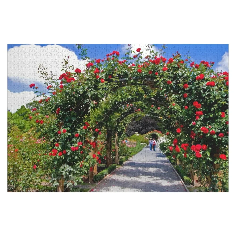Rose Arch Jigsaw Puzzle Jigsaw Pieces Adults Personalised Name Custom With Photo Custom Wood Puzzle