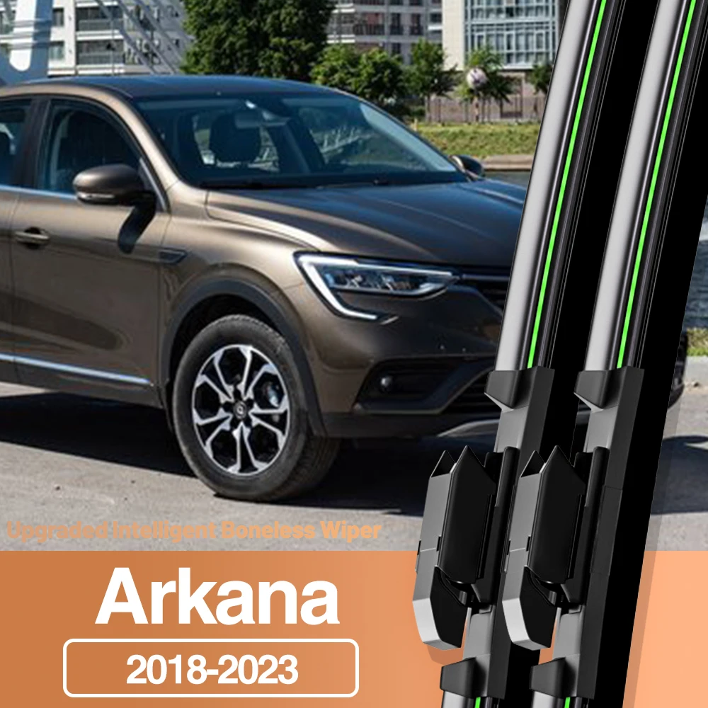 

2pcs For Renault Arkana 2018-2023 Front Windshield Wiper Blades Windscreen Window Accessories 2019 2020 2021 2022