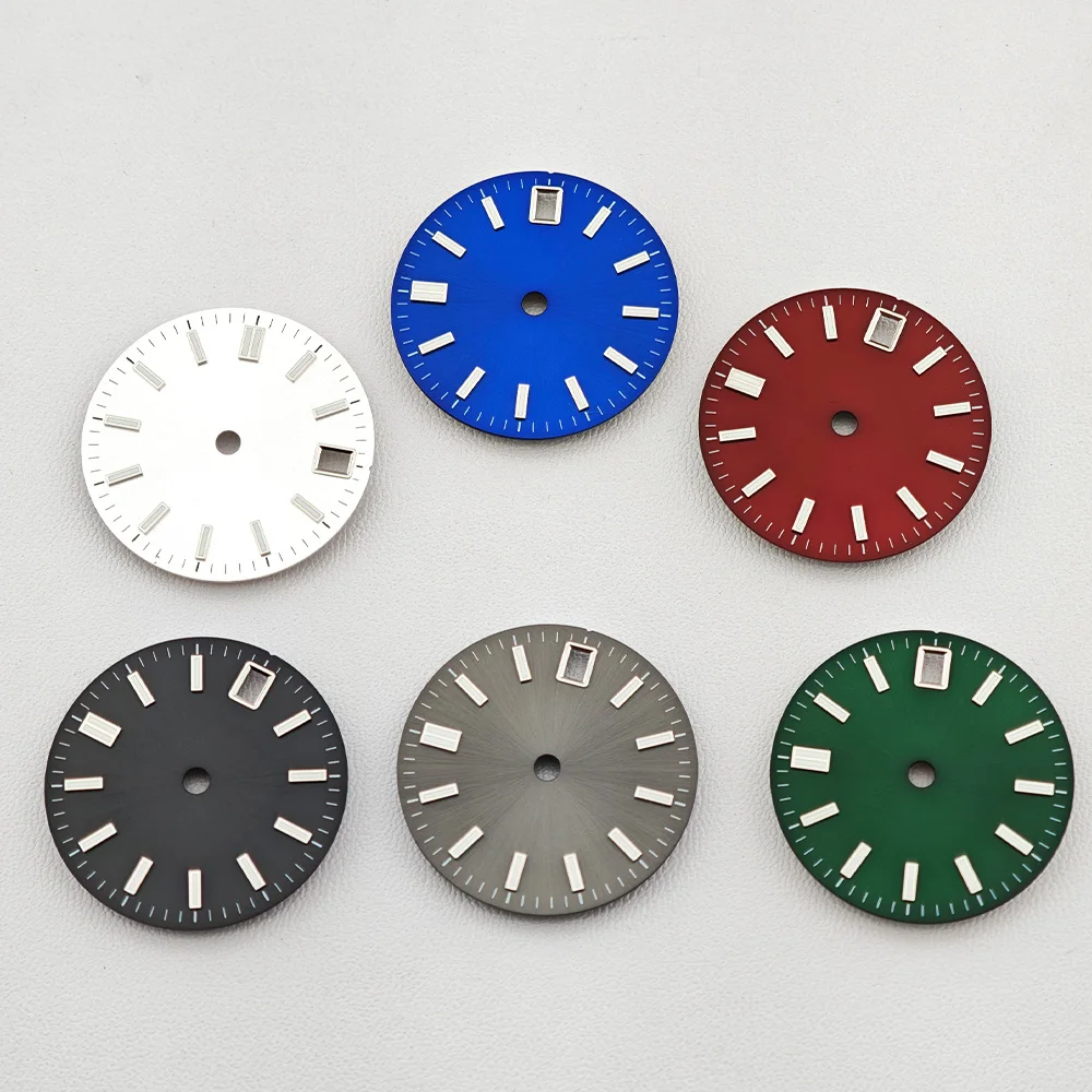 

28.5mm Green Luminous NH35 Watch Dial for NH35 NH36 Automatic Movement Men's Accessory Watch Part