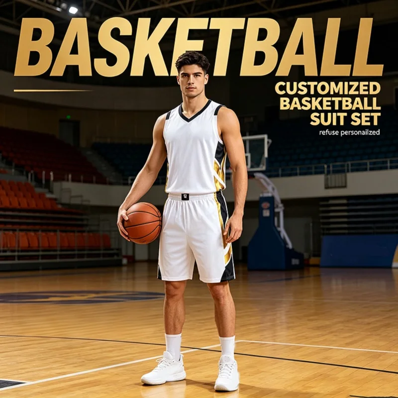 Adult Basketball Jersey Men Professional Customize Quick-drying Breathable Training Uniform Shirts Sportswear Tracksuit Clothes