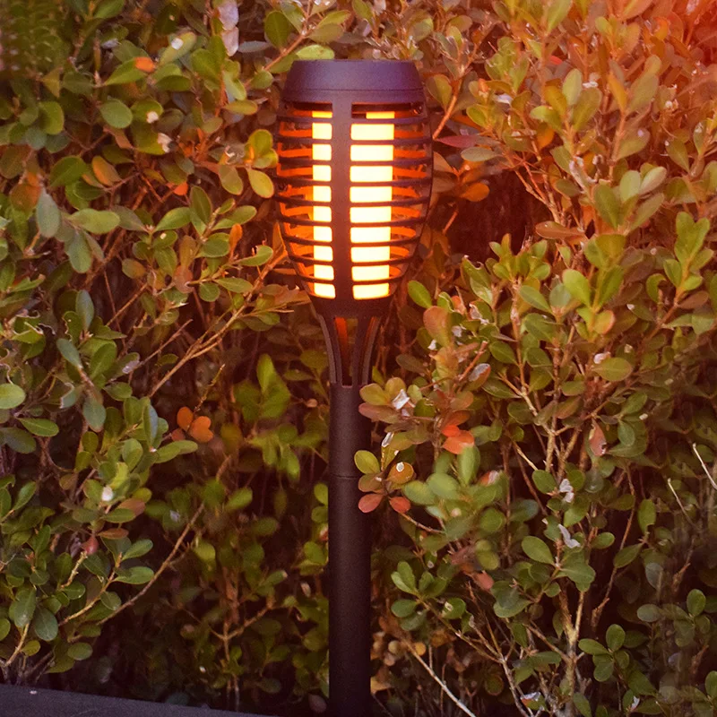 Nieuwe Waterdichte Solar Led Vlamlamp Fakkellamp Outdoor Decoratieve Landschapslamp Binnenplaats Tuin Decoratieve Landschapslamp Hot