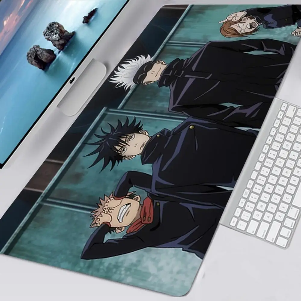 Jujutsu Kaisen Anime Anti-slip Gamer Natural Rubber Table Mat Large  Mouse Pad Gamer  Home Keyboard Pad Mouse Mat MousePads