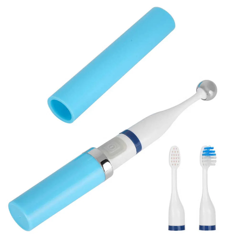 Vibrateur à ultrasons électrique multifonction, brosse à dents, têtes de rechange, massage buccal du visage, langue, bouche, appareil d'entraînement musculaire