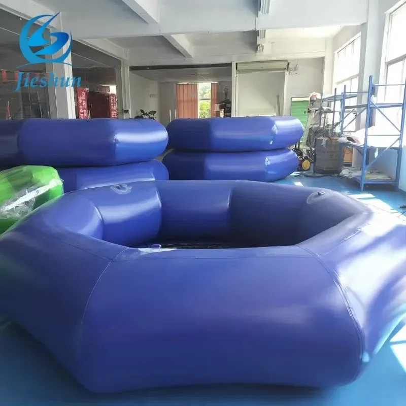 Giant Inflatable Water Trampoline Floating Jumping Park for Lake with Electric Air Pump Outdoor Summer Fun Activity Equipment