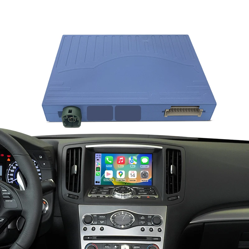 Wireless CarPlay Android Auto Portable Retrofit Nissan/Infiniti FX/G Series G37/G35 MirrorLink AirPlay Navigation Voice Control