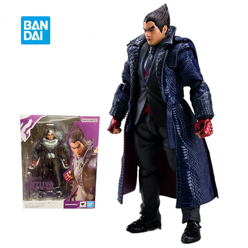 In Stock Bandai Tekken 8 S.H.Figuarts KAZUYA MISHIMA  Amine Action Figure Doll Collectible Model Hoilday Gifts Toys for Children