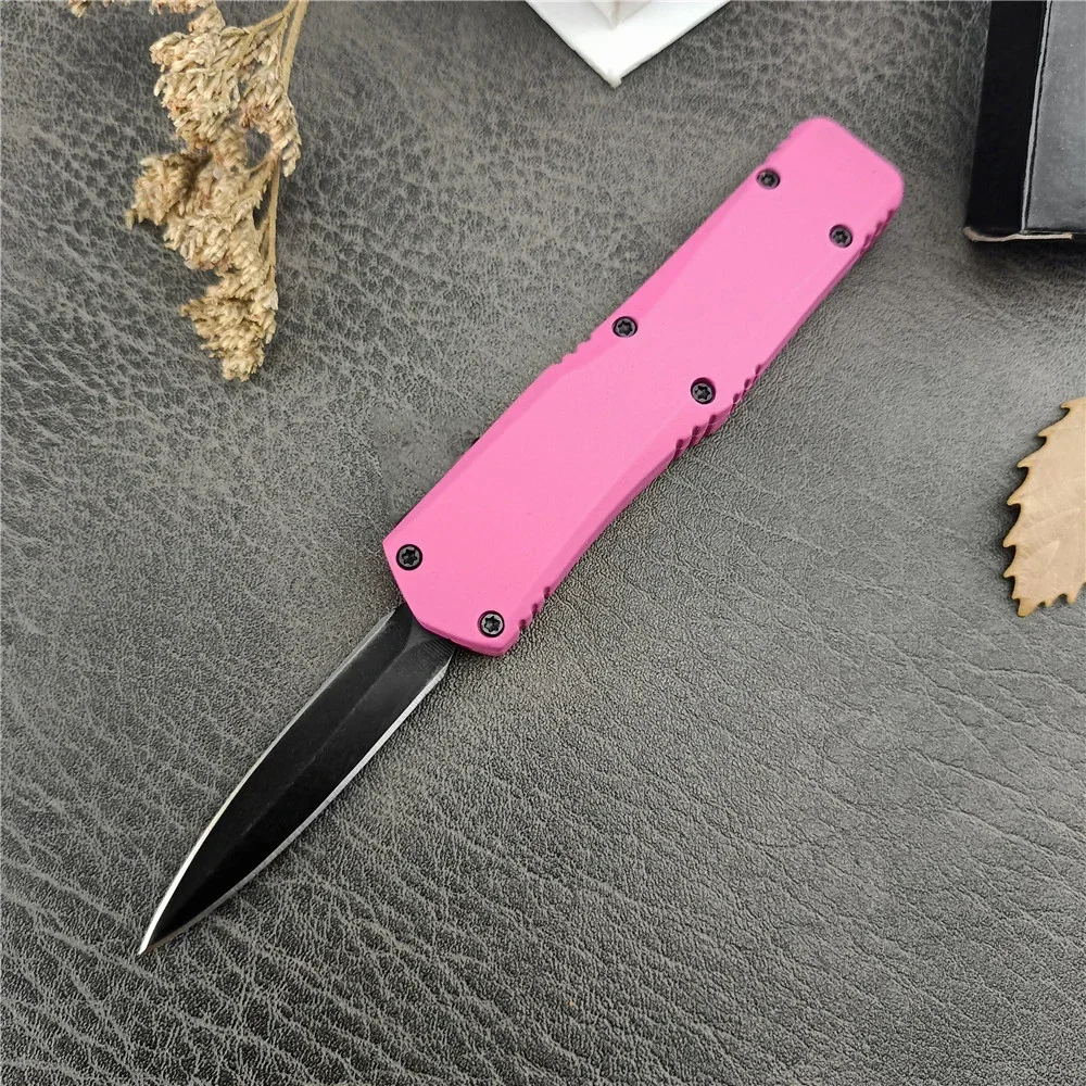 A07 Mini EDC Pocket Folding Knife, for Hunting, Self Defense, Emergency Rescue Outdoor Tactical Knife, Zinc Alloy Handle