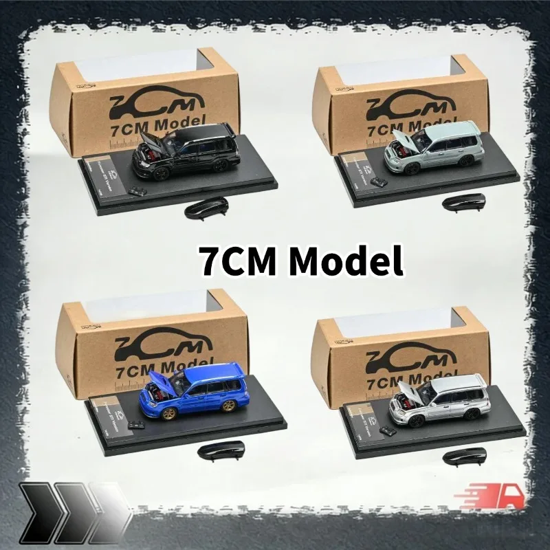 [In Stock] 7CM Model 1/64 Subaru Forester Diecast SUV, Open‑Hood, Detachable Parts, Multiple Colors, Christmas Gift