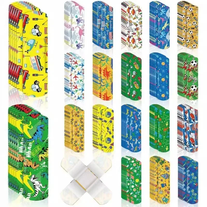 20pcs Children Cartoon Waterproof Boys and Girls Cute Bandage Emergency Situation Handling Wound Dressing Home Safety Protection