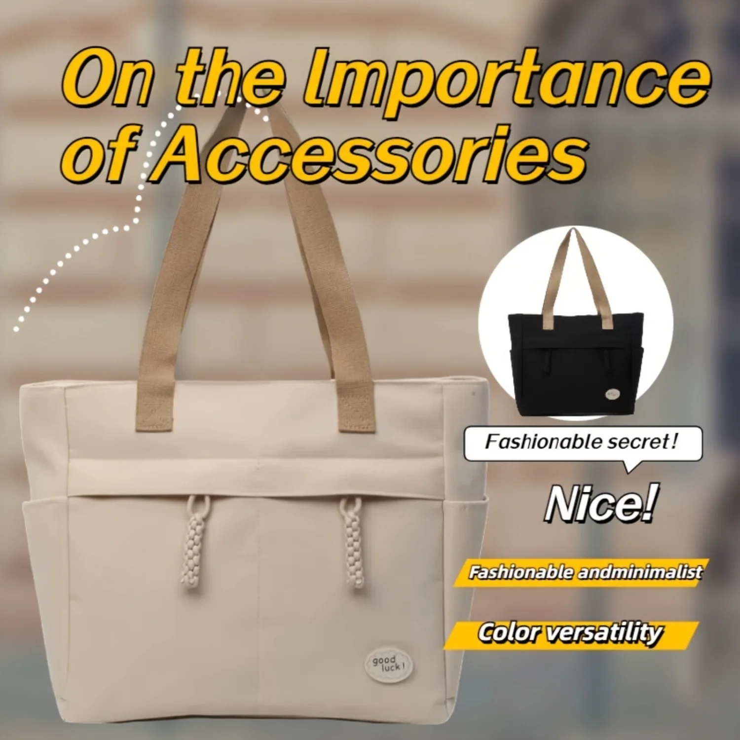 retro fashion handbag, fashionable handbag, shoulder bag, commuting women's casual bag, casual versatile for daily use, leisure