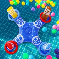 nflatable Baseball Hoop Sleeves, Throwing Pool Game Props, Outdoor Pool Beach Fun Summer Water Supplies Parent-Child Interactiv
