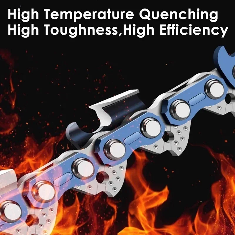 12/16/18/20/22 Inch Gasoline Chainsaw Chain Oil Chainsaw Saw Blade Parts Garden Power Tools High Quality Steel Chainsaws Chains