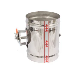 HVAC Damper Manual Volume Damper HVAC Air Duct Damper Handle Air Vent Damper 76/80/100/125/150/200/63/51mm Diameter