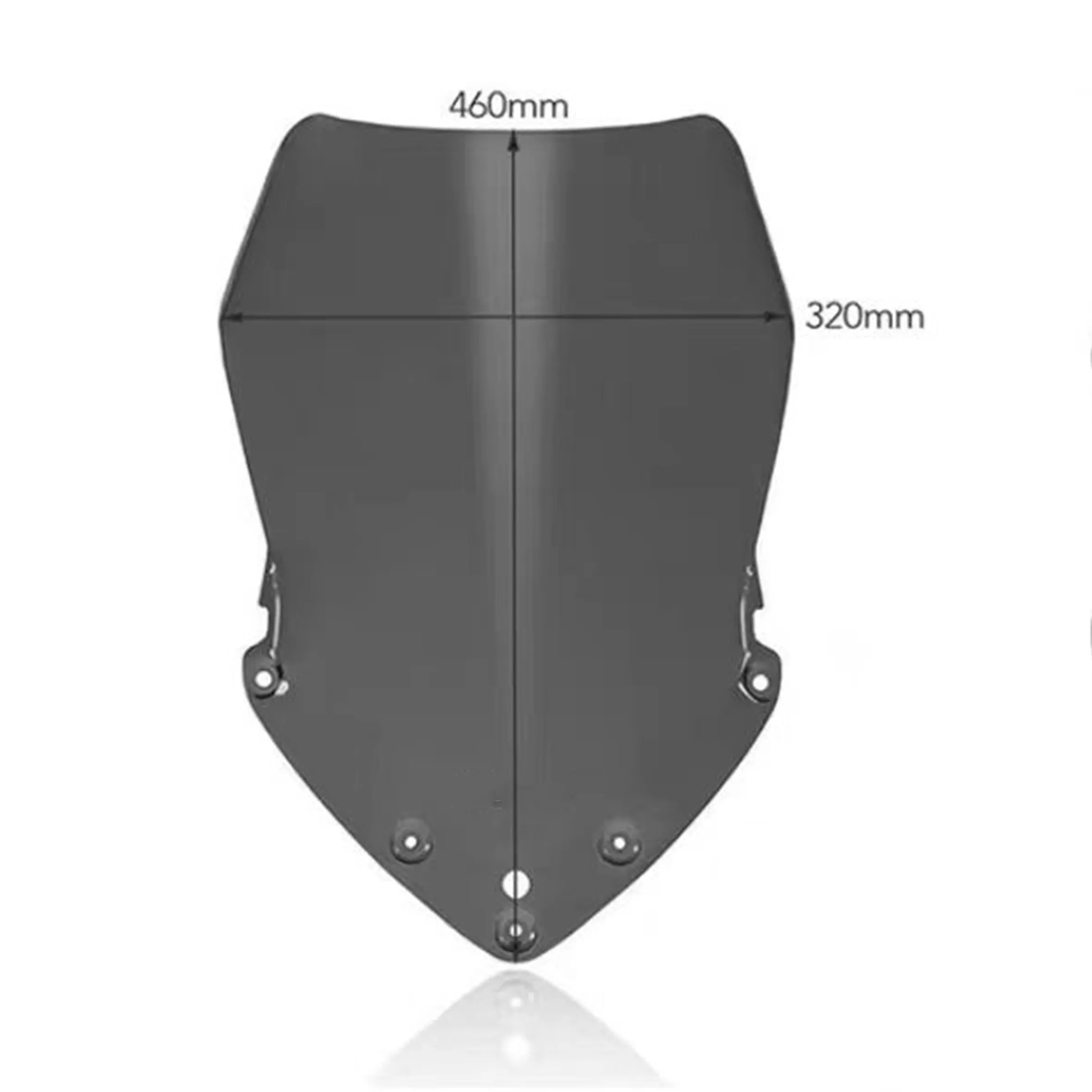 

For MV Augusta TV800/MV800 Smoked Windscreen Wing Shield Deflector Chest Protector Panel Motorcycle Accessories