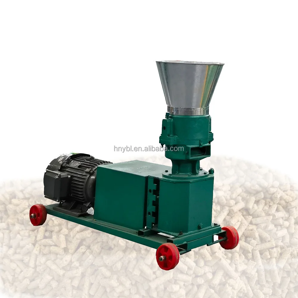 Soybean straw straw granulator household chicken duck cattle pig feed machine feed pellet machine feed pellet production line