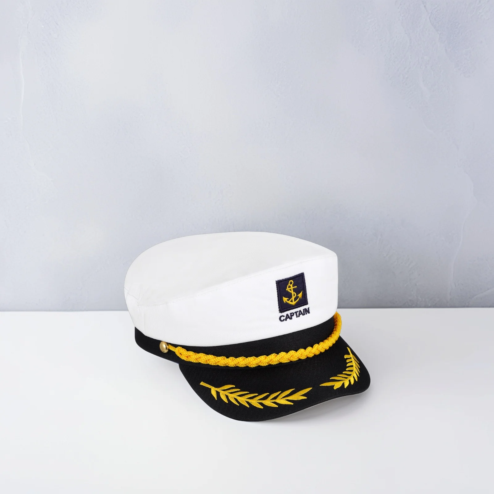 Navy Hat Sailor Captain Costume for Men BESTOYARD Yacht Boat Party Ship Accessory Marine Admiral Bucket Cap