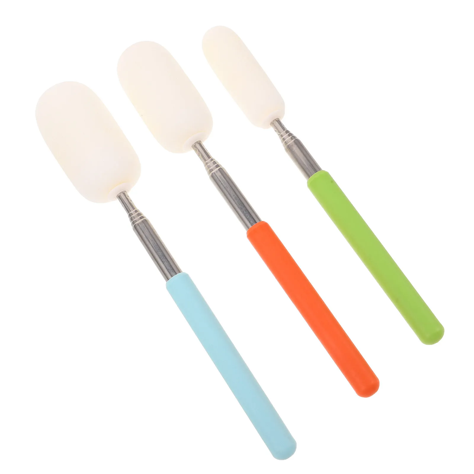

3Pcs Retractable Sponge Stick for Pottery Telescoping Sponge Wand with Detachable Head Efficient Water Absorption Long Handle