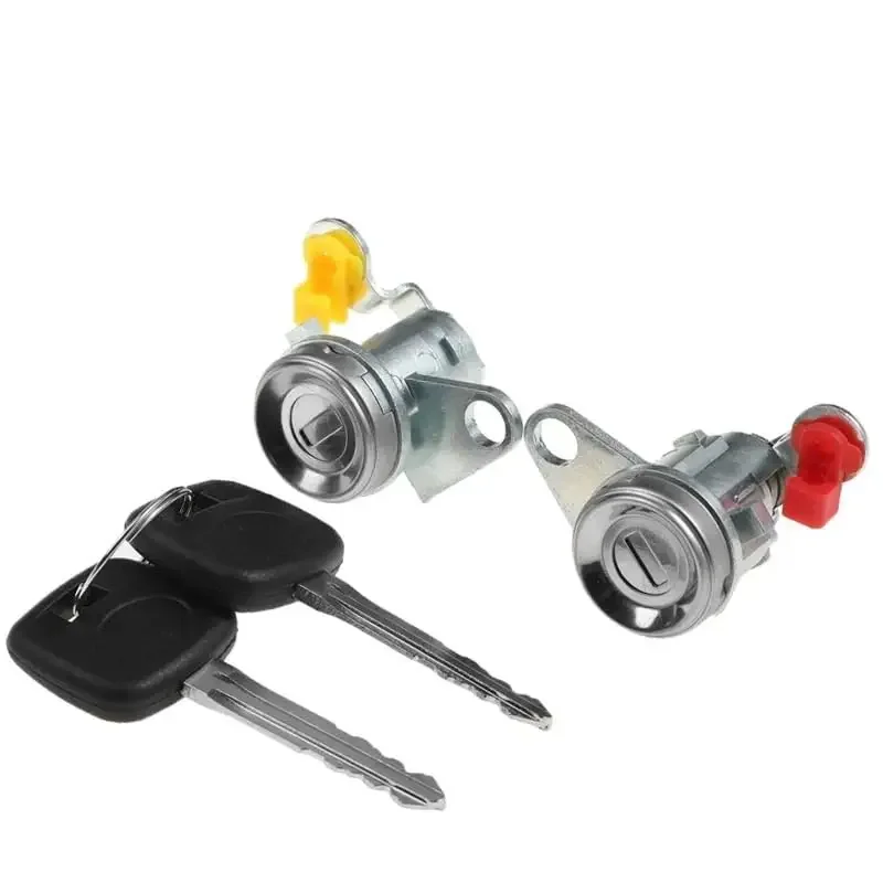 Door Lock Cylinder Keys Set (L+R)  For Corolla AE100 93-97 GEO PRIZM Geo Prizm 1.8L 69051-12340  69051-12360  69052-12360