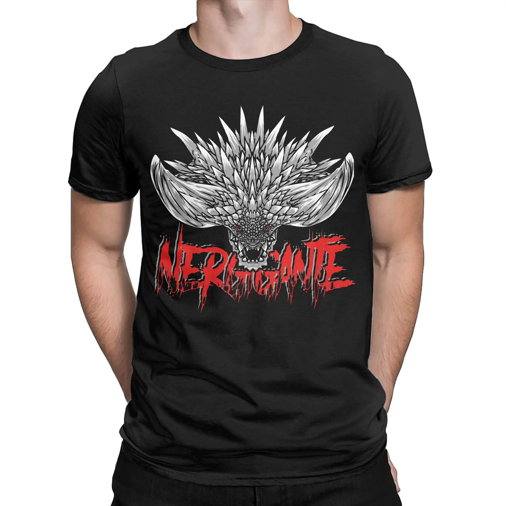 

Nergigante Monster Hunter World Accessories Unisex T Shirts 100% Cotton Tee Graphic Tops T-shirt