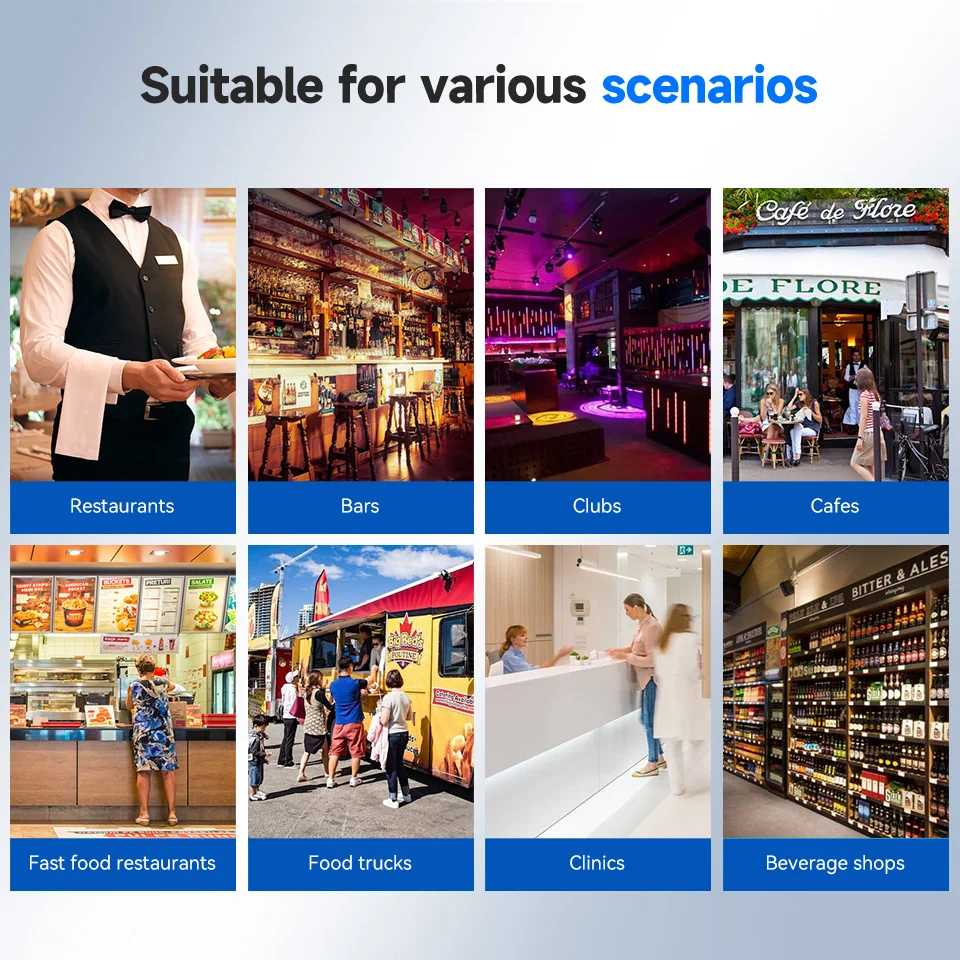 Retekess Wireless Calling System ร้านอาหาร Pager TD108 นาฬิกากันน้ําตัวรับสัญญาณ T117 Waiter Call ปุ่มสําหรับ Hookah Cafe Bar