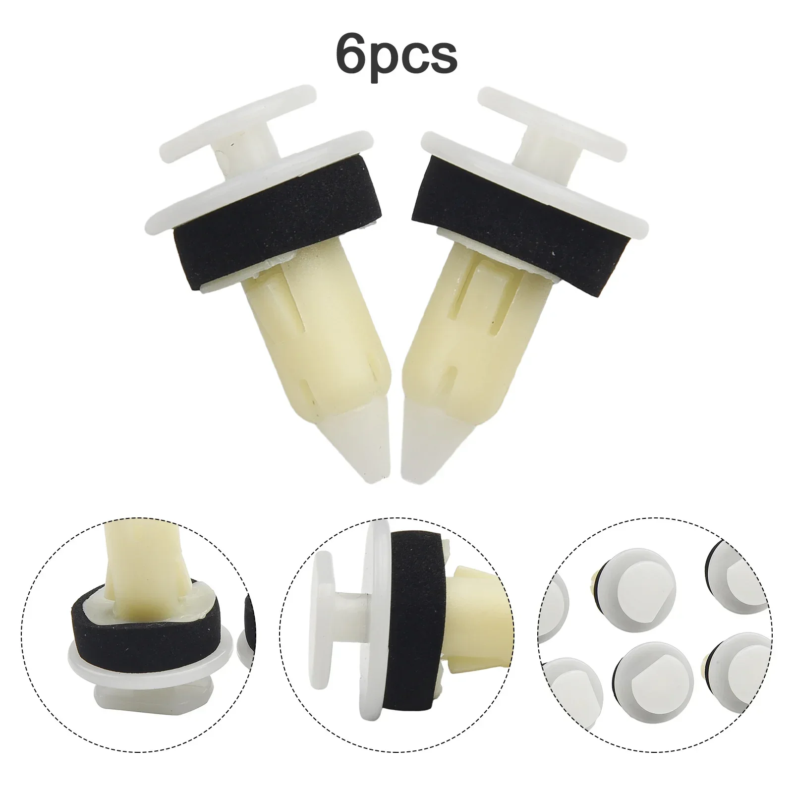 6Pcs Car Fastener Clip-Inner Door Panel Sealer Door Trim Panel Mounting Clips 1639881678 For Mercedes W163 Fastener Clips