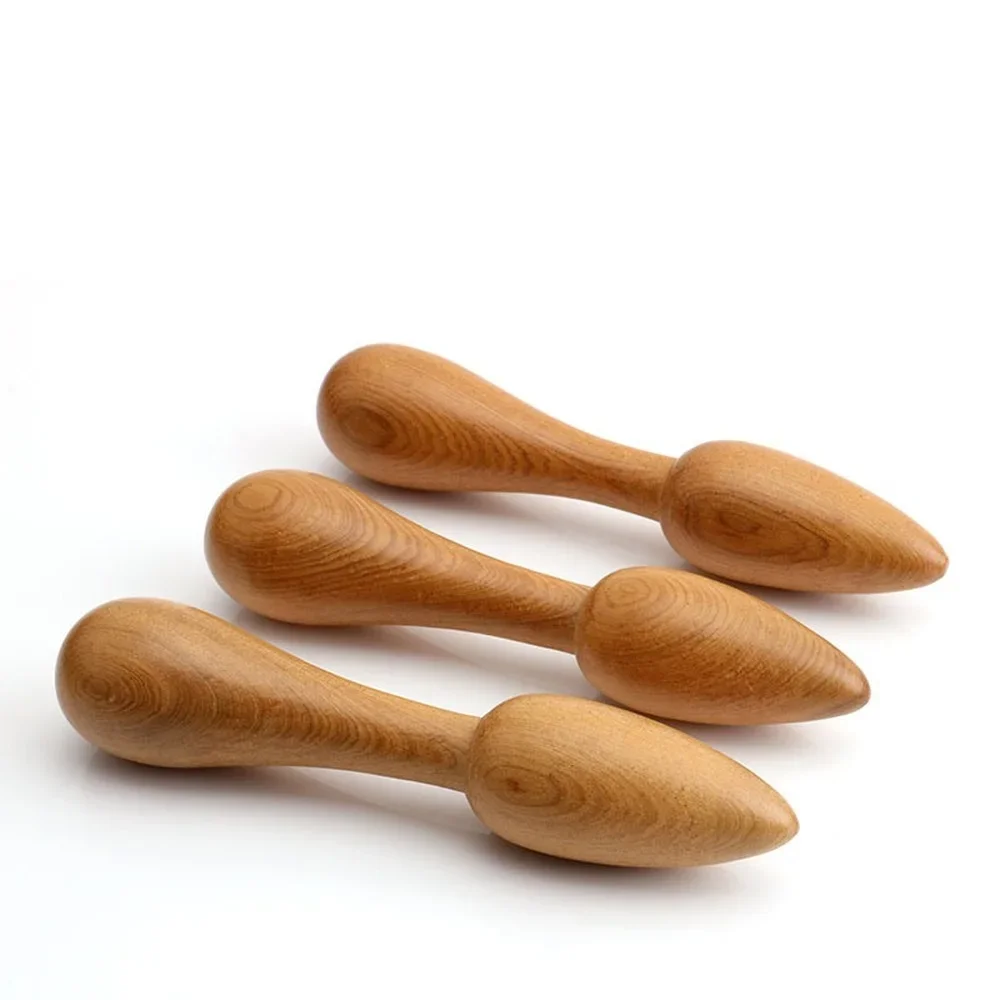 Fragrant Wood Massager Acupuncture Stick Wooden Gourd-shaped Acupuncture Massager