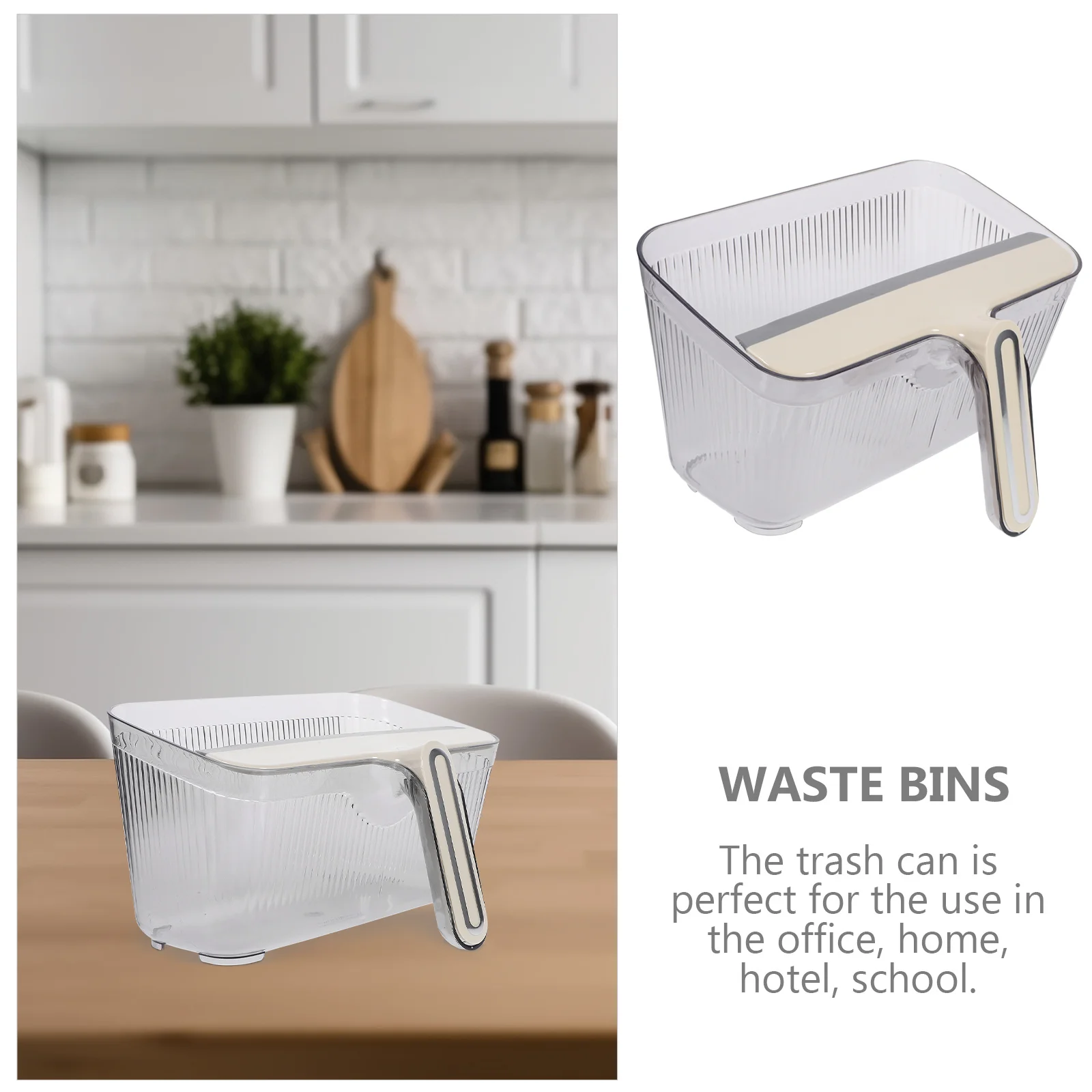 

1 Set Desktop Can Compact Garbage Bin Small Dustbin For Bedroom Office Home Kitchen Bathroom Storage Basket Space-Saving Waste