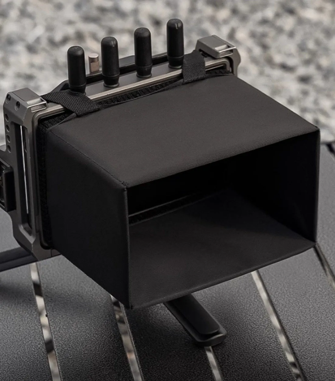 Monitor de tela lcd de 5.65 polegadas, 7 polegadas, 9 polegadas, capô solar, proteção de luz preta, tampa de bloco, tv, filme, exibição de vídeo, viseira, gaiola, capa protetora