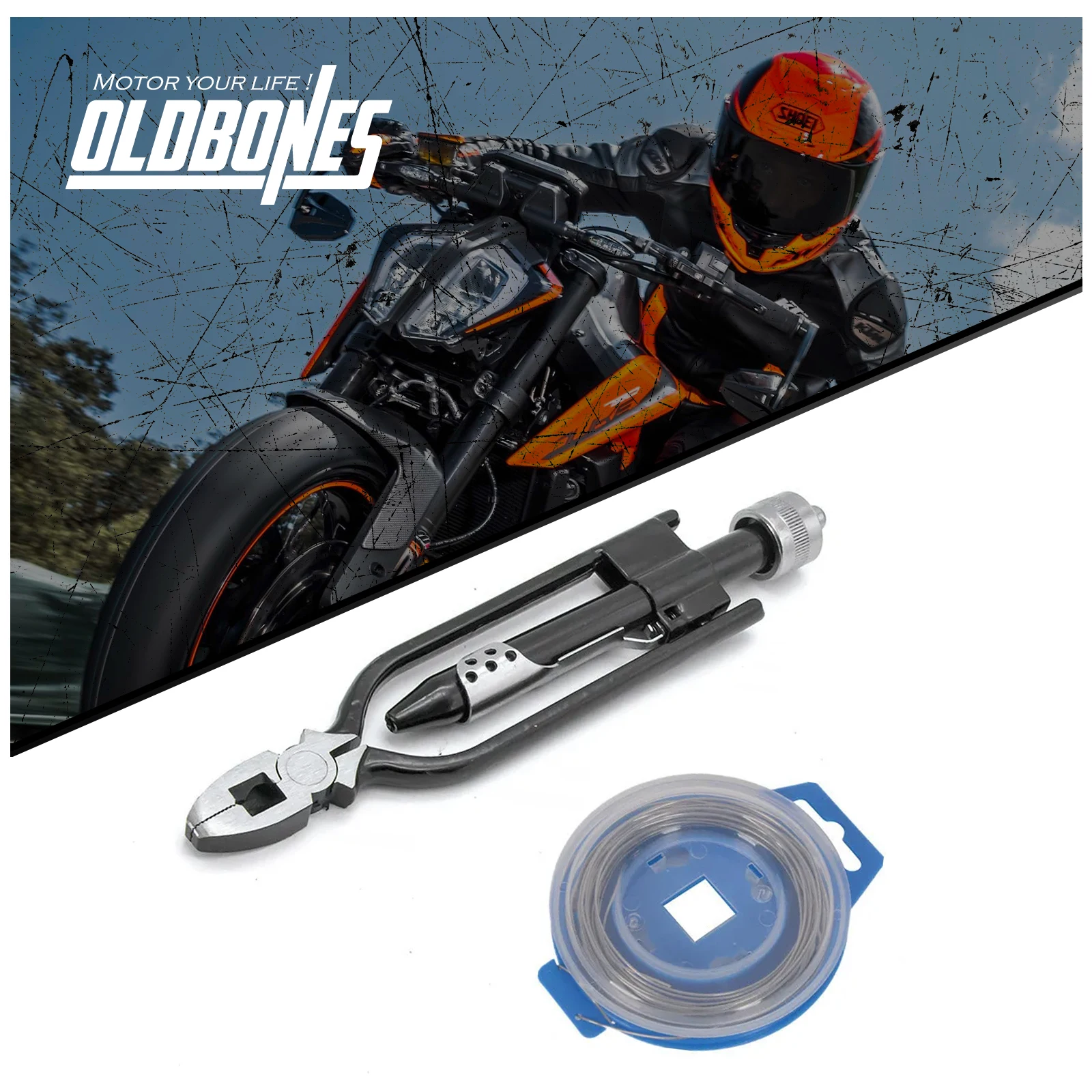 

6" /9‘’Aircraft Safety Wire Twisting Pliers Set Lock Twist Twister Tool Stainless Steel Safety Lock Wire 50 Feet