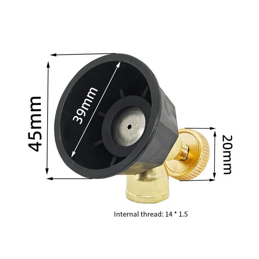 Распылительный регулируемый сельскохозяйственный спринклер для орошения сада, ветрозащитный спринклер 14*1,5, аксессуары для садовых инструментов, комплект для орошения