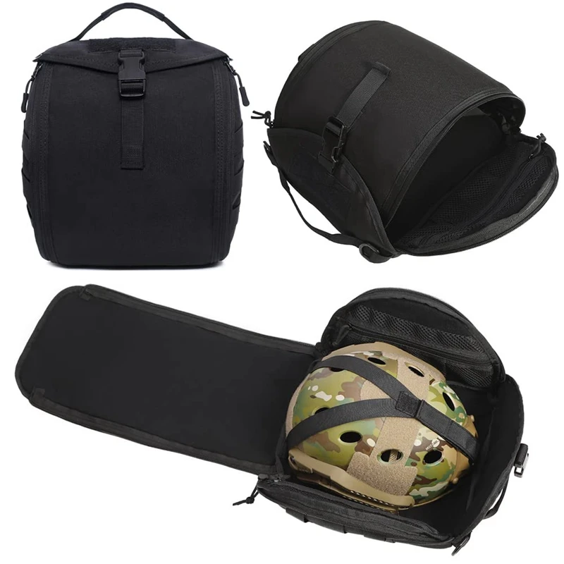 Outdoor Tactical Helmet Bag Mask Cover FAST MICH Helmet Storage Molle Bag