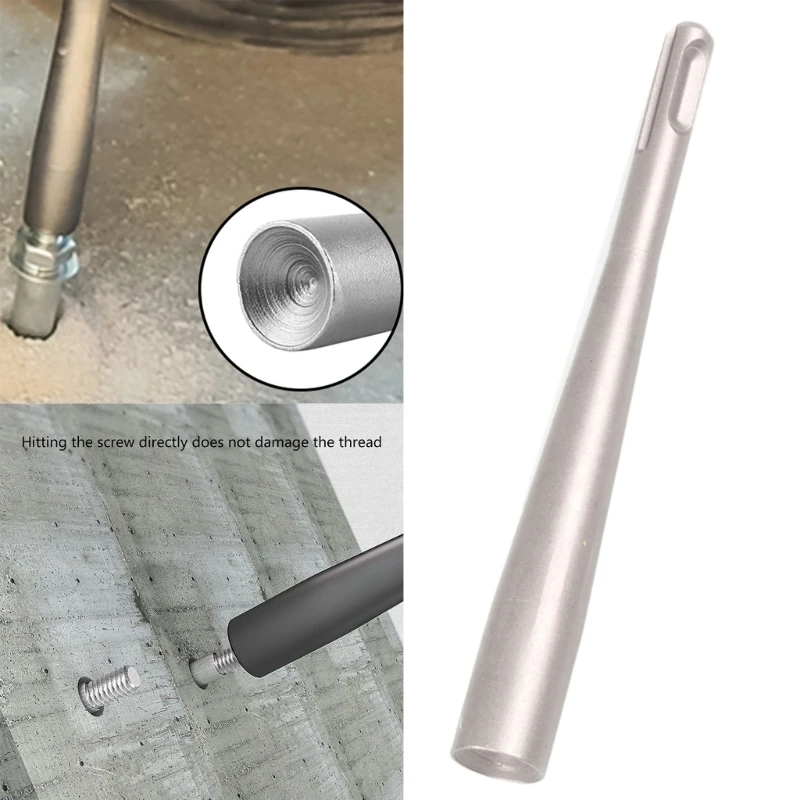 

Ergonomic Hammer for Anti Theft Door/Window and HVAC Mounting with Thread Protections Design M4YD