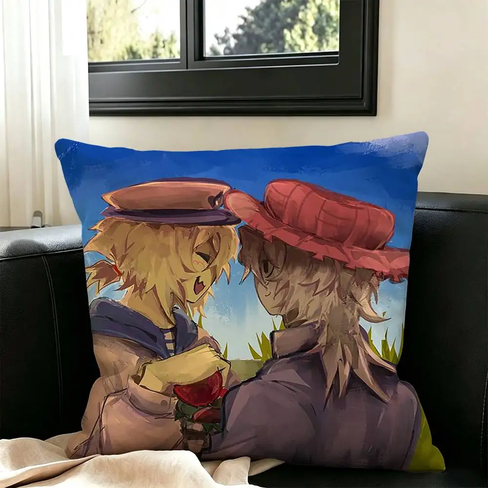 B-Bad Things Andrew Ivan  Pillow Case Square Double-Sided Sofa Cushion Cover Bedroom Bedside Pillow