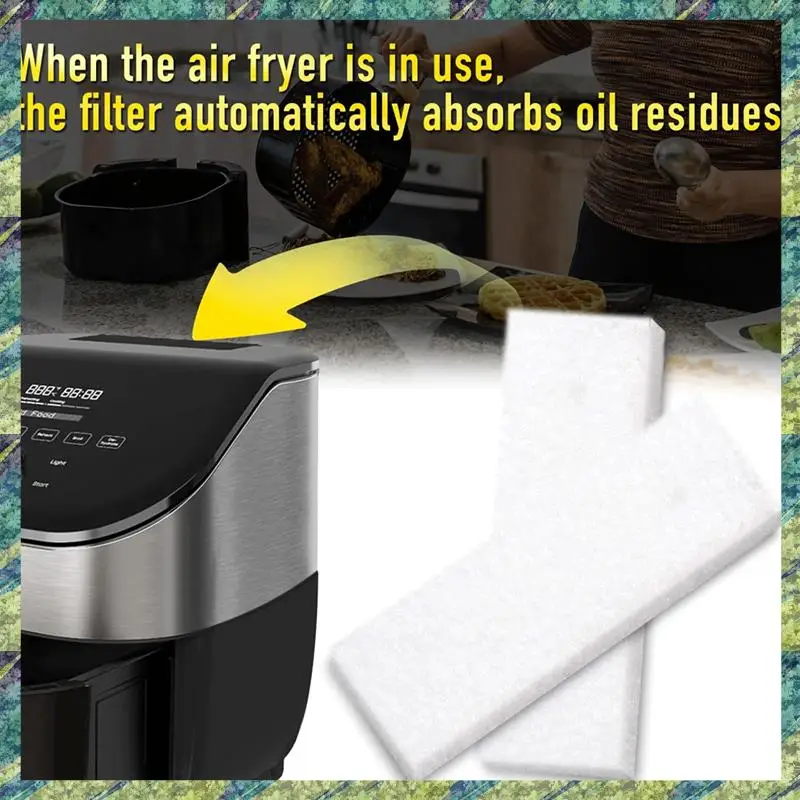 Nana 12PCS Air Fryer Filters, For Instant Vortex Plus 6 Quart Air Fryer With A Filtration System,Effective At Removing Odors