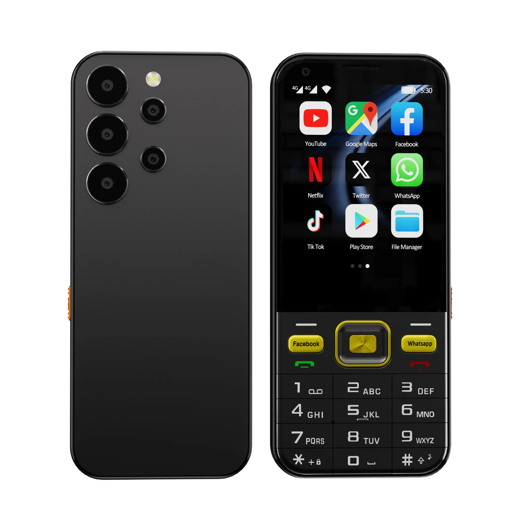 SERVO F8 Ultra 4G Smartphone Dual SIM Standby Android 8.1Systeem 2GB + 16GB Facebook Zaklamp WiFi 2,8 "Touchscreen Knop Telefoon