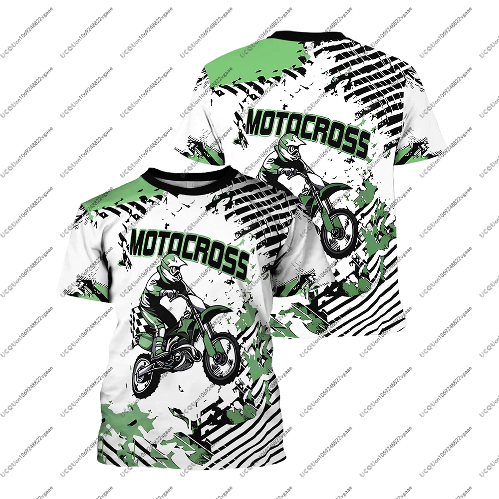 

Внедорожный гоночный мотоцикл для мужчин и мальчиков, детская футболка, дышащий мягкий топ, повседневная дышащая спортивная футболка, велосипедный костюм, подарок