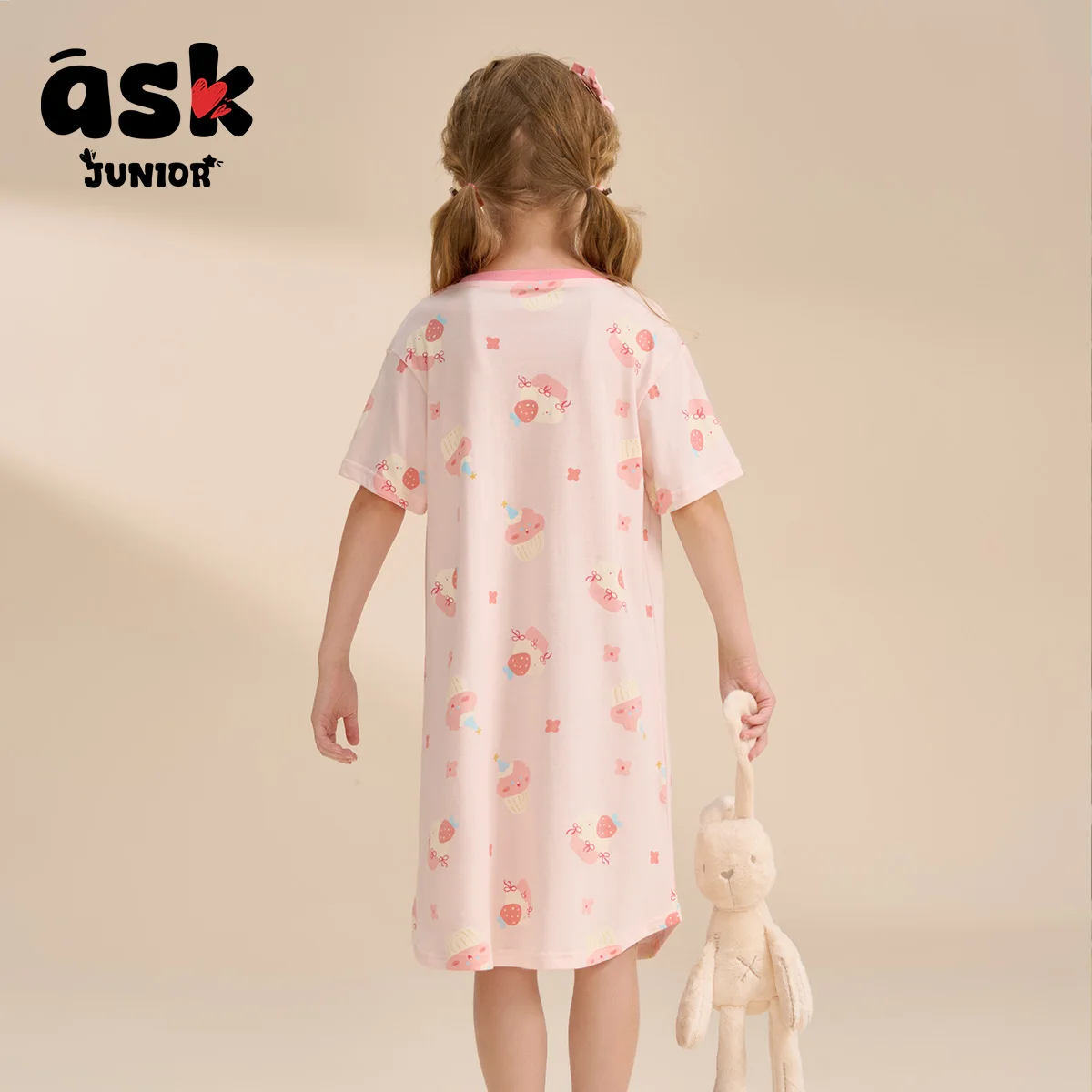 7A ملابس نوم مضادة للبكتيريا للأطفال والفتيات ملابس مكيفة صيفية رقيقة قابلة للتنفس #4