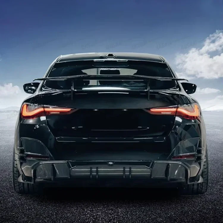 I4 Upgraded Auto Parts MIW Style for  I4 2021+ Carbon Fiber Front Lip Hood Diffuser Conversion Kit