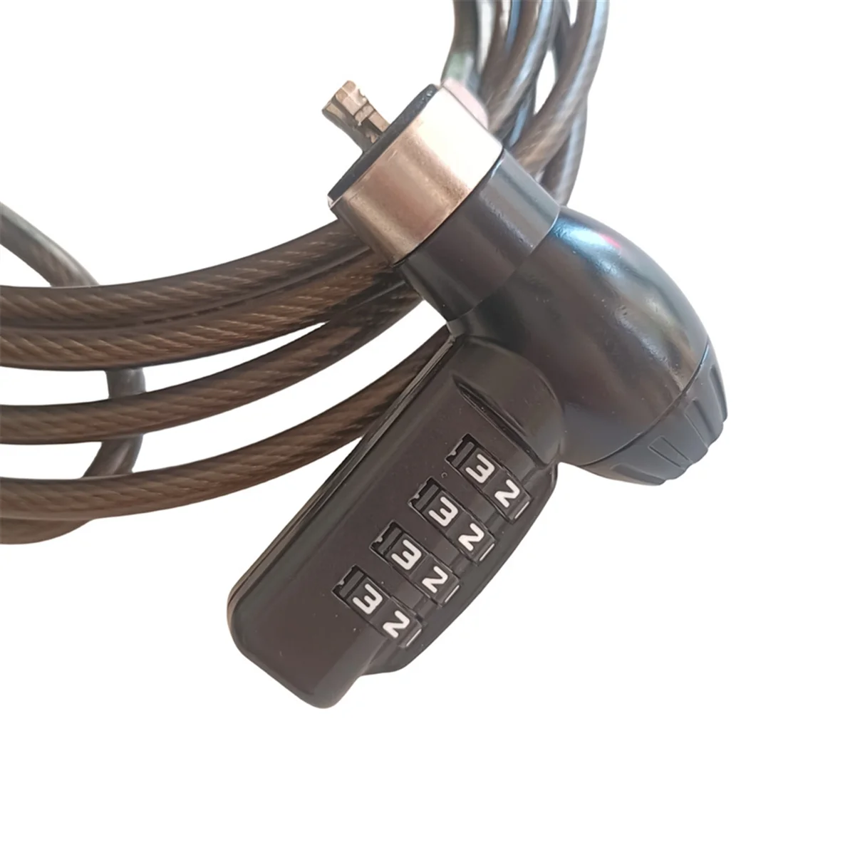 AT87-Computer Lock Laptop Lock Security Locking Digital Password Protection Lock Cable Anti Theft Lock for Laptop Computer