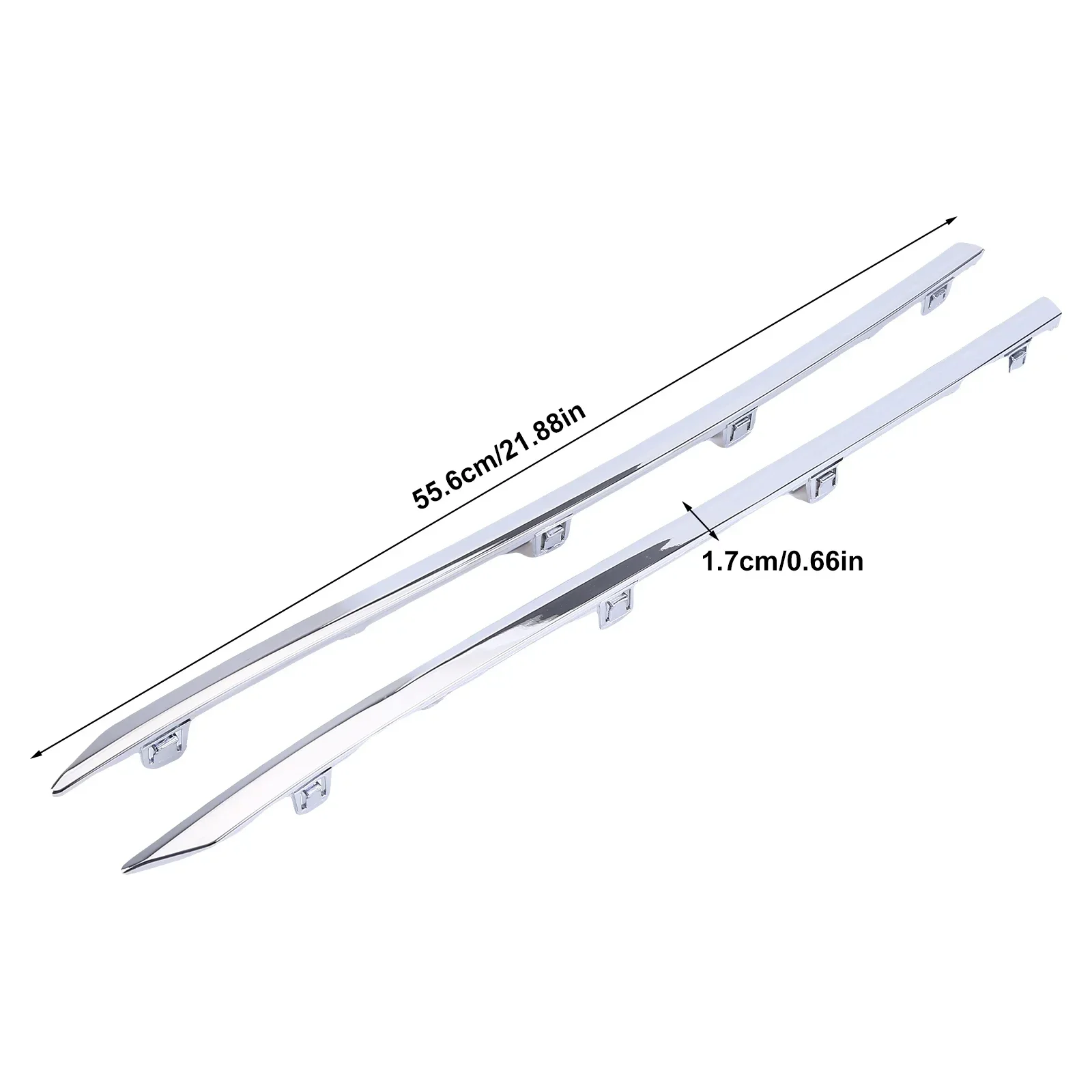 

1Pair Car Bumper Moldings Trim Plates Rear Left/Right Compatible for Accord 2018-2022 Replaces 71560TVAA50 71565TVAA50