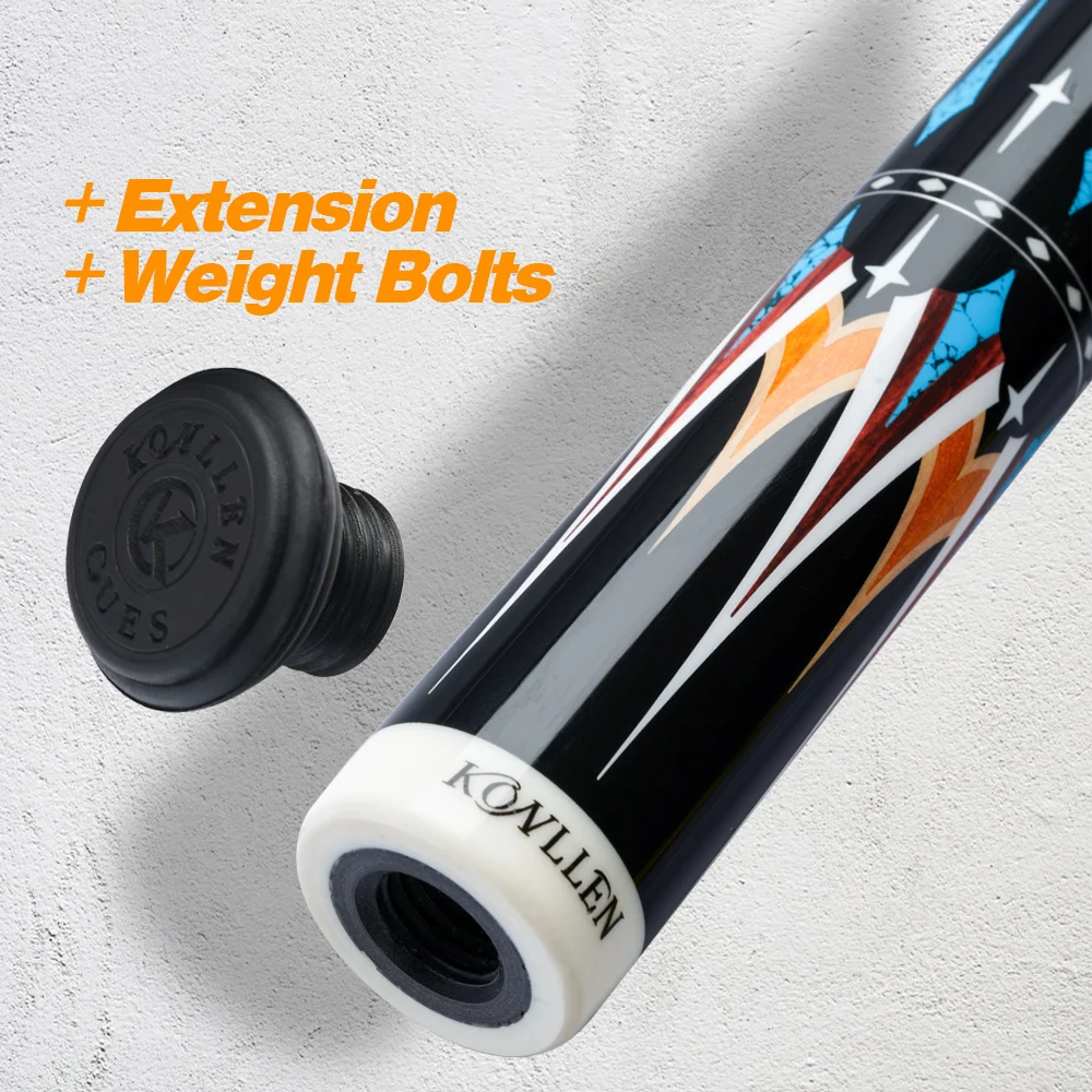 KONLLEN الكربون كاروم العظة 3 وسادة ألياف الكربون العظة 12 مللي متر 142 سنتيمتر شعاعي دبوس مشترك المهنية كوريا ليبر العظة الفرنسية البلياردو #5