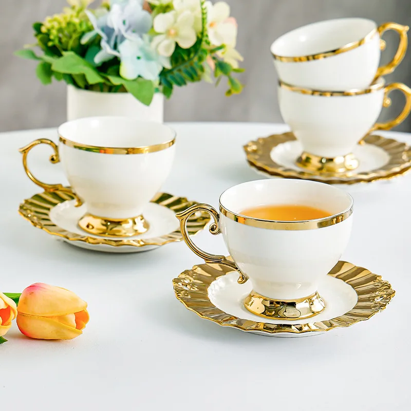 

Phnom Penh Coffee Cup Set European Ceramic Cup Plate Hotel American Office Afternoon Milk Tea Cup