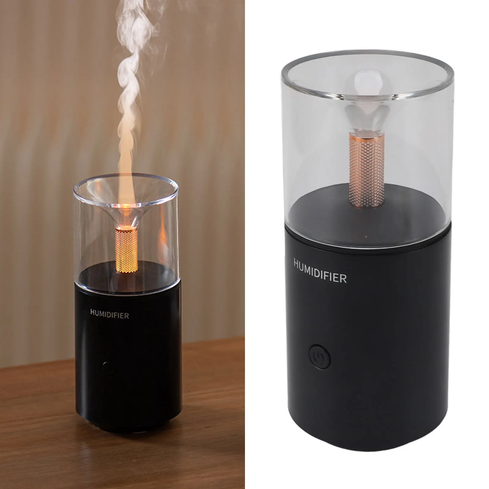 

Car Diffuser Humidifier Cool Mist Energy Efficient ABS PP Quiet Compact Essential Oil Diffuser with USB Cable for Office