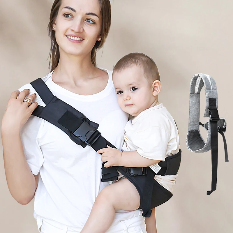 Neues Design verbessert Neugeborenen Schulter gurt ergonomische multifunktion ale Anti-Rutsch-Pflege Hüftsitz Baby Wrap Baby trage Schlinge